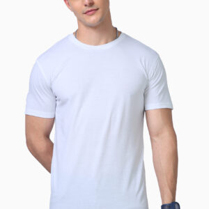 White Plain Supima Unisex T-shirt